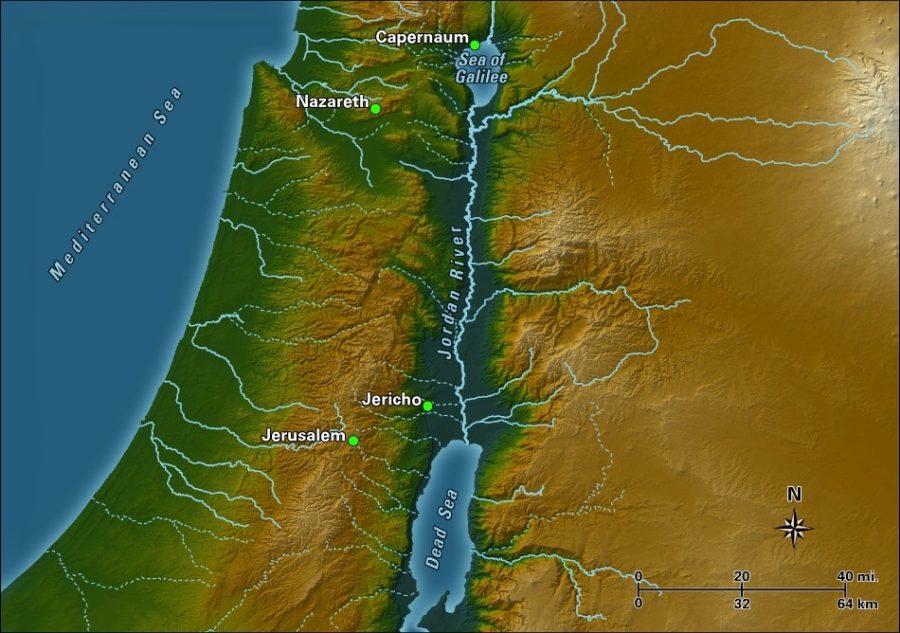 Where did Jesus first meet Simon Peter and Andrew, by the Sea of Galilee or the Jordon River?